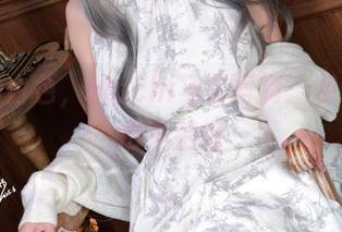 飘逸的白色，Machi马吉写真：资源用光也不后悔