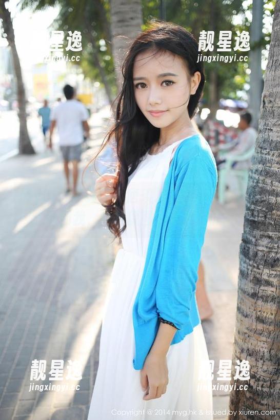 MyGirl美媛馆 - 唐琪儿全集：当牛仔裤遇到我，这种原图该怎么评价！