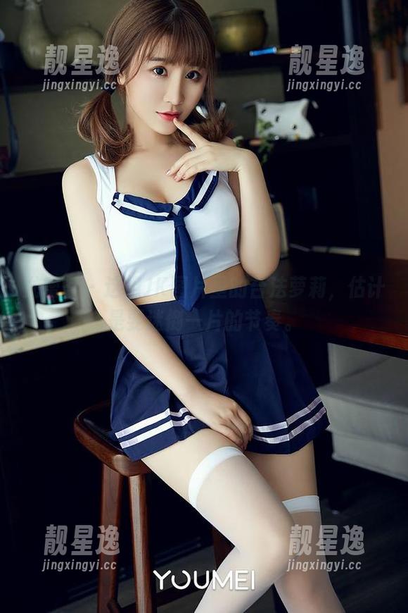 尤蜜荟 - 这组JK图片里的合法萝莉，估计是要迷倒一片的节奏。