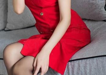 爱蜜社 – 看吧，这红裙下的瑞妤，分享的图片敢不敢多露一丢丢？
